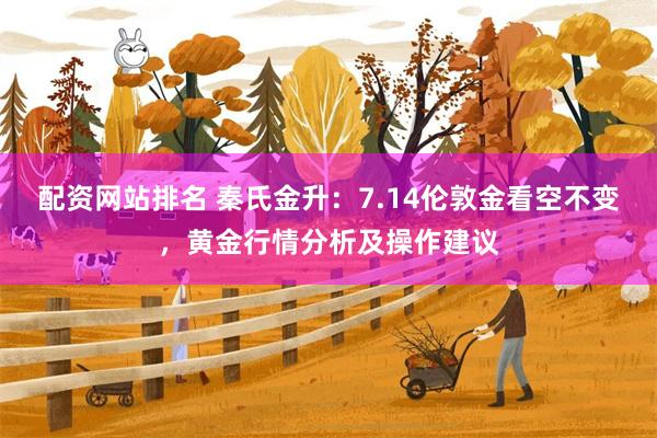 配资网站排名 秦氏金升：7.14伦敦金看空不变，黄金行情分析及操作建议