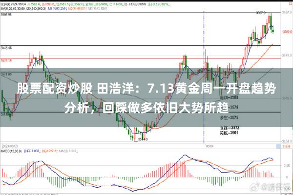 股票配资炒股 田浩洋：7.13黄金周一开盘趋势分析，回踩做多依旧大势所趋