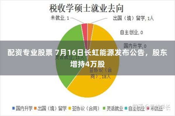 配资专业股票 7月16日长虹能源发布公告，股东增持4万股