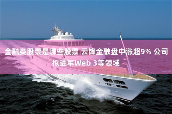金融类股票是哪些股票 云锋金融盘中涨超9% 公司拟进军Web 3等领域