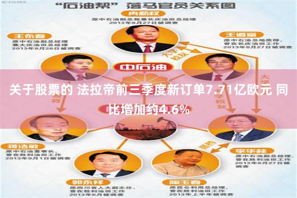关于股票的 法拉帝前三季度新订单7.71亿欧元 同比增加约4.6%