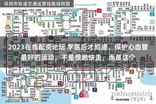 2023在线配资论坛 学医后才知道，保护心血管最好的运动，不是慢跑快走，而是这个