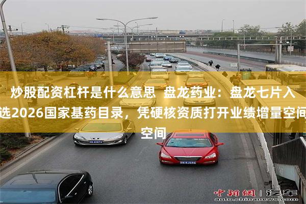 炒股配资杠杆是什么意思 盘龙药业:盘龙七片入选2026国家基药目录,凭硬核资质打开业绩增量空间
