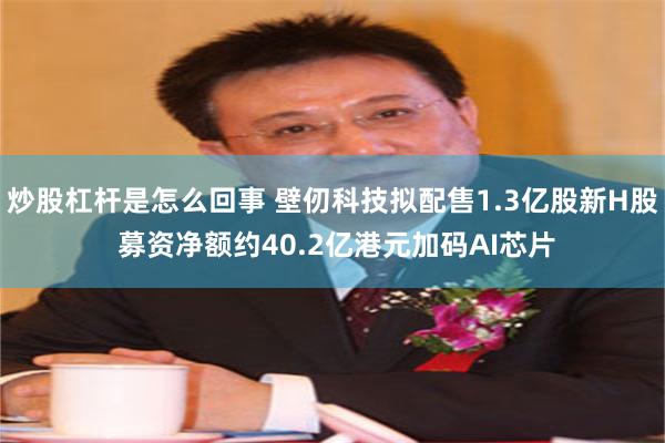 炒股杠杆是怎么回事 壁仞科技拟配售1.3亿股新H股 募资净额约40.2亿港元加码AI芯片